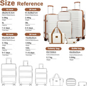 Set de 6 Valises de Voyage Rigide (55/65/74cm)