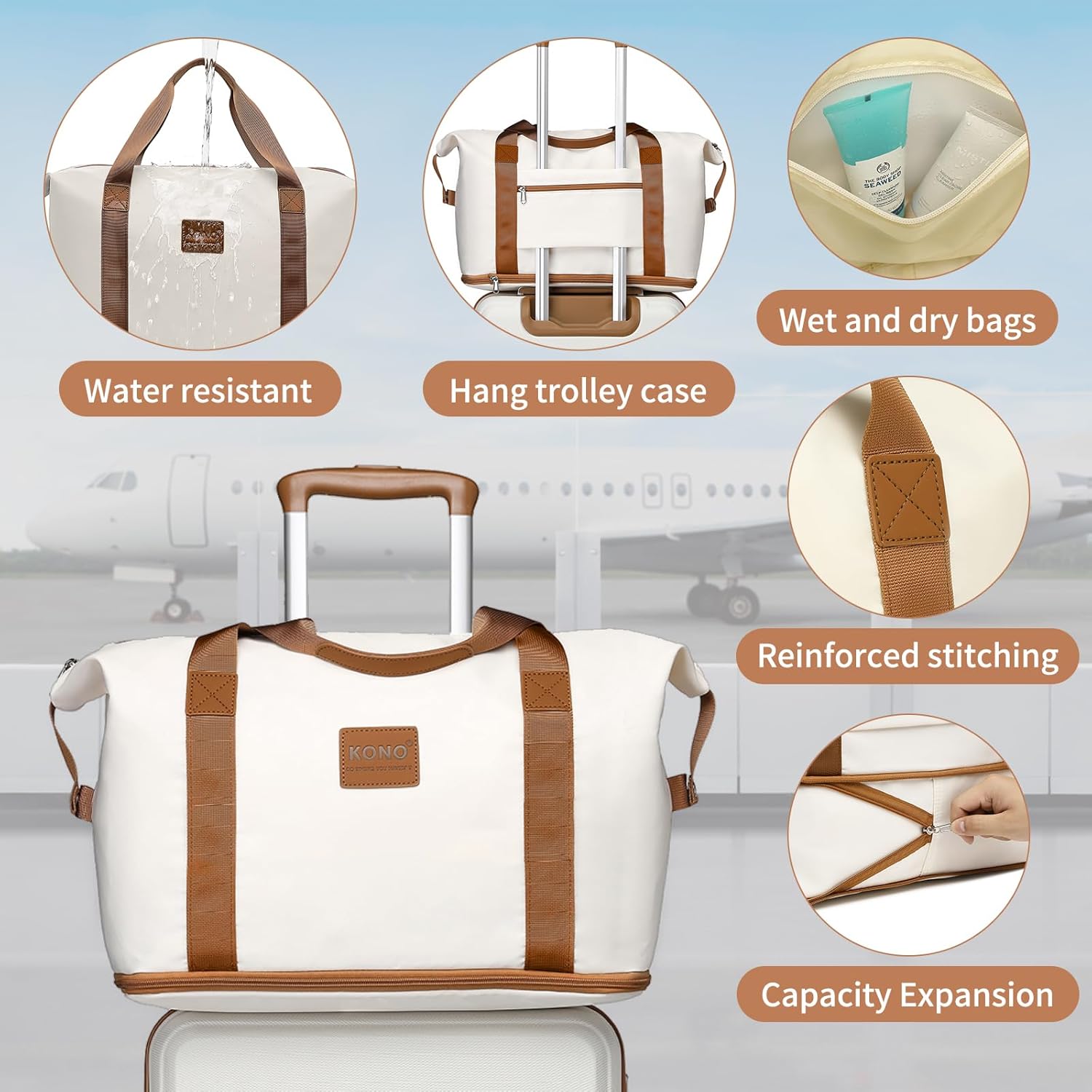 Set de 6 Valises de Voyage Rigide (55/65/74cm)