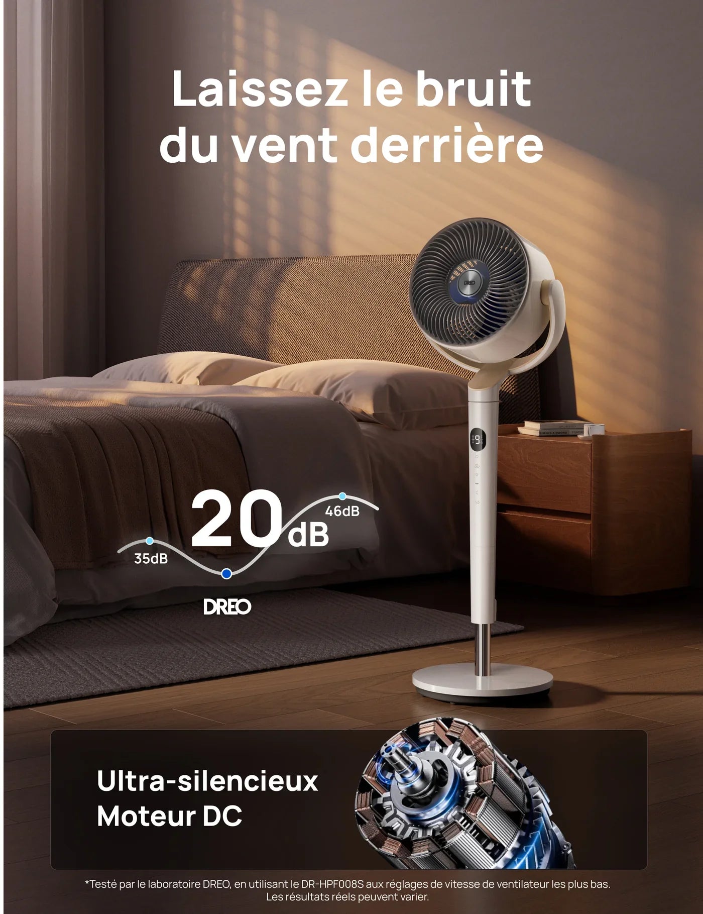 Ventilateur Pivotant Intelligent  TurboPoly™  – L’Air, enfin réinventé.
