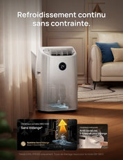 Climatiseur Portable Intelligent 516S – Le confort absolu, maîtrisé.
