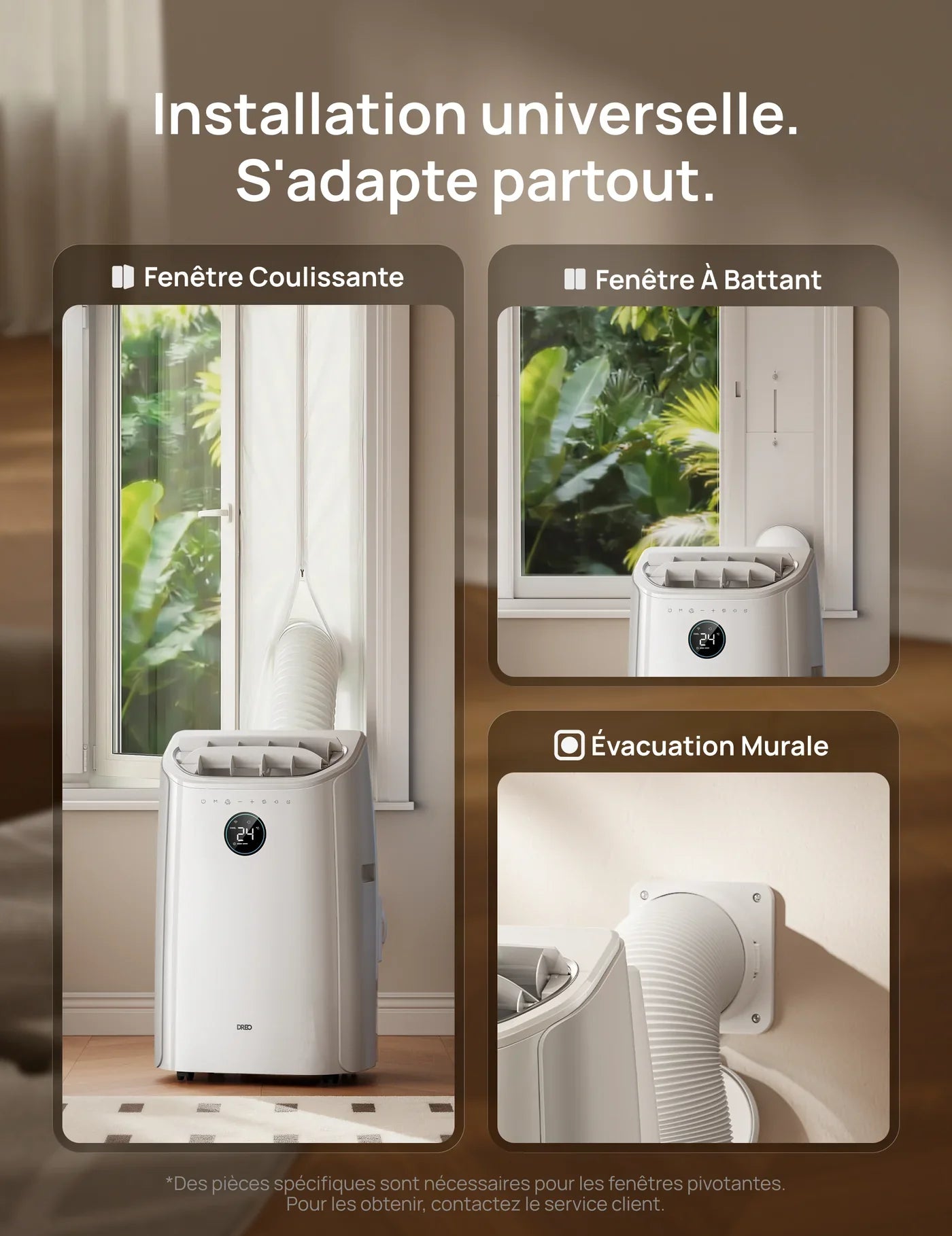 Climatiseur Portable Intelligent 516S – Le confort absolu, maîtrisé.