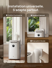 Climatiseur Portable Intelligent 516S – Le confort absolu, maîtrisé.